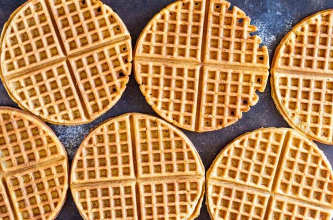 The Best Crispy Waffle Recipe (gluten free, nut free, paleo) | www.savorylotus.com