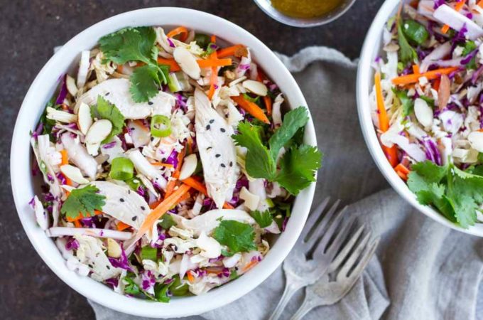 15 Minute Chinese Chicken Salad (gluten free and paleo) | www.savorylotus.com