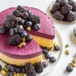 No Bake Mango Blackberry Cheesecake (dairy free, gluten free, paleo, and vegan) ~ www.savorylotus.com