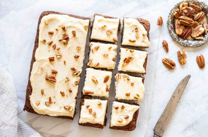 Easy Pumpkin Cake (gluten free and paleo) | www.savorylotus.com