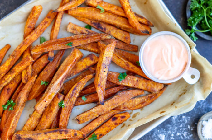 Sweet Potato Fries | www.savorylotus.com