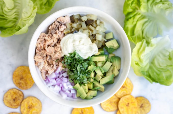 Avocado Salmon Salad (paleo and whole30)