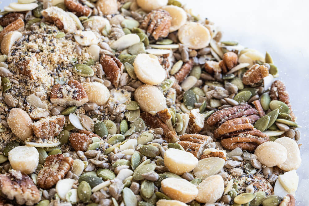 pile of nuts and seeds