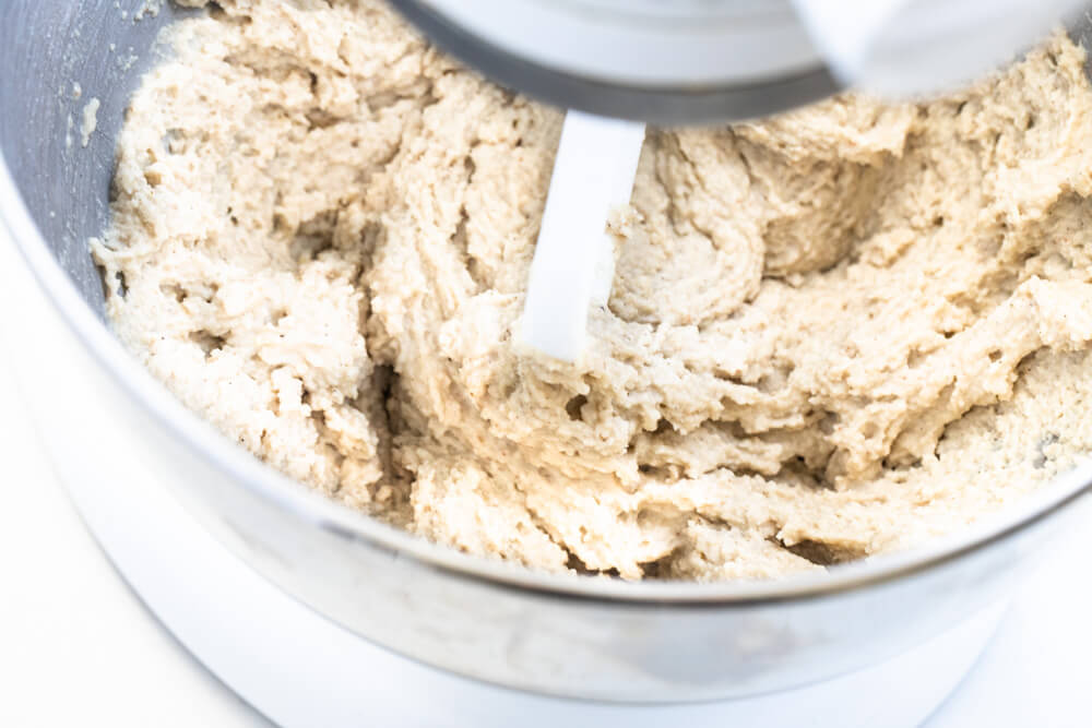 dough in stand mixer