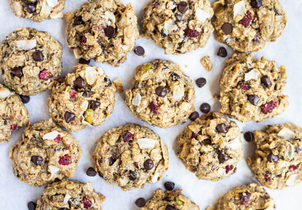 oatmeal cookies on white counter