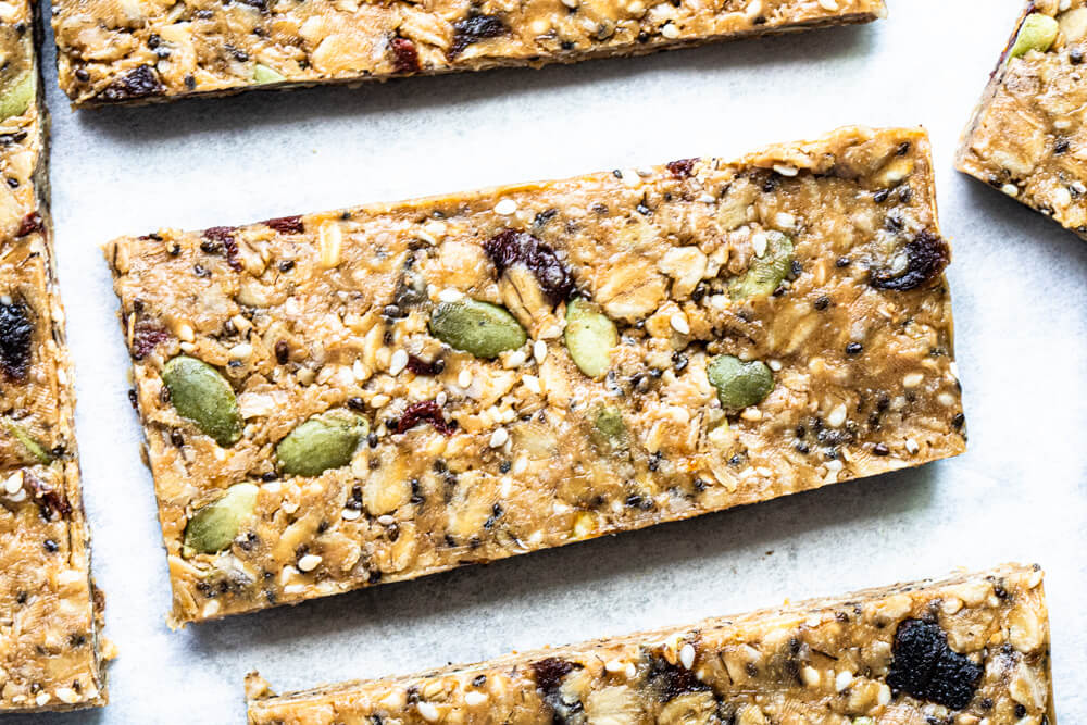 close up of snack bar