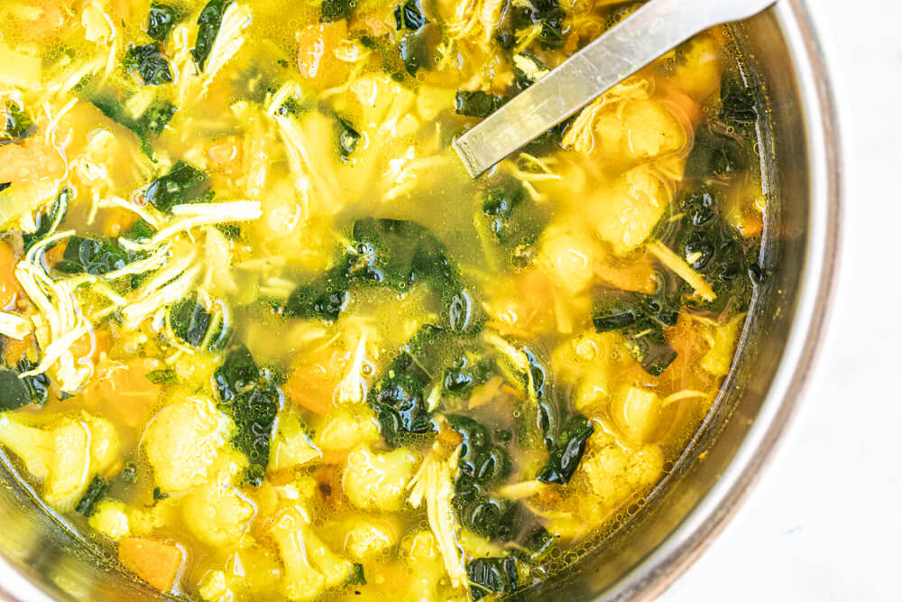 chicken soup in instant pot insert
