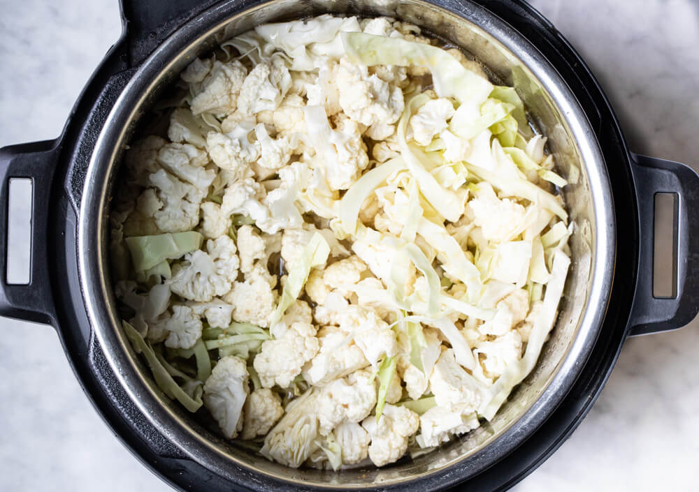 vegetables in instant pot