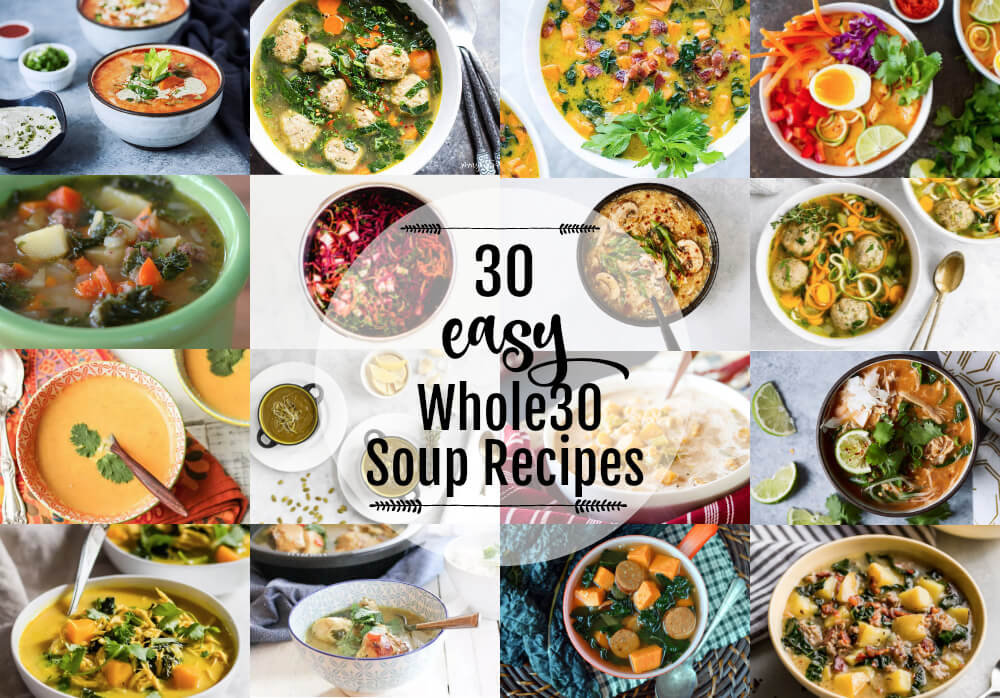 30 Whole30 Soup Recipes | www.savorylotus.com (1)