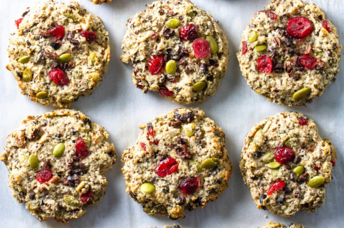 Loaded Breakfast Cookies (gluten free, paleo, and vegan) | www.savorylotus.com