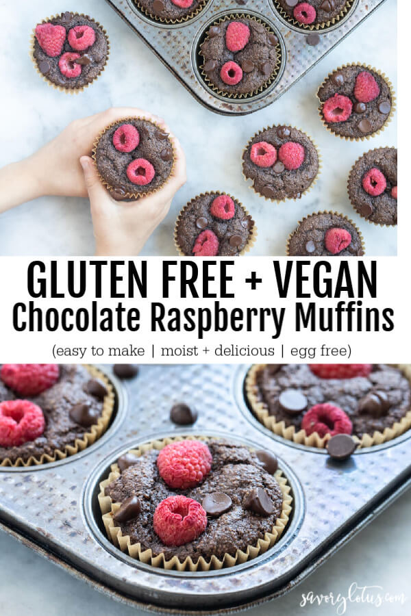 hands holding a vegan chocolate muffin