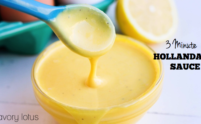 hollandaise sauce, blender, palep, ghee