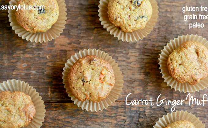Carrot Muffins, grain free, gluten free