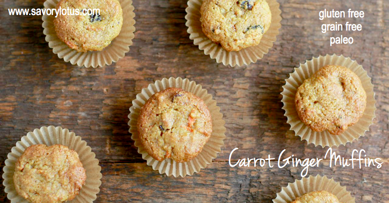 Carrot Muffins, grain free, gluten free