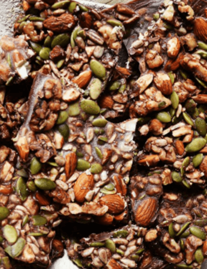 20 Healthy Edible Gift Ideas | chocolate coconut oil bars