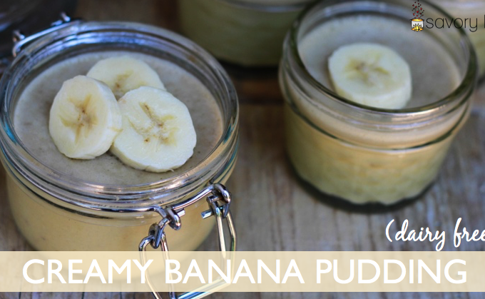 banana pudding, paleo, dairy free