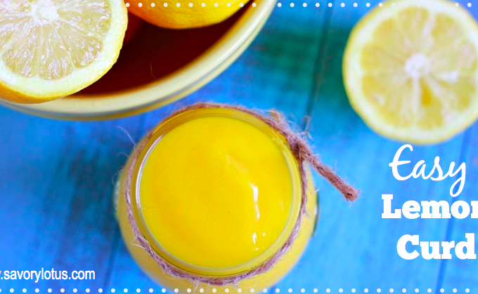 Easy Lemon Curd (paleo)| savorylotus.com