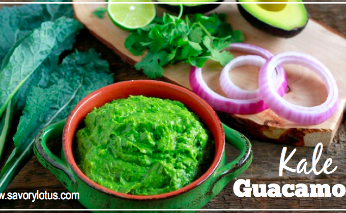 Kale Guacamole | savorylotus.com