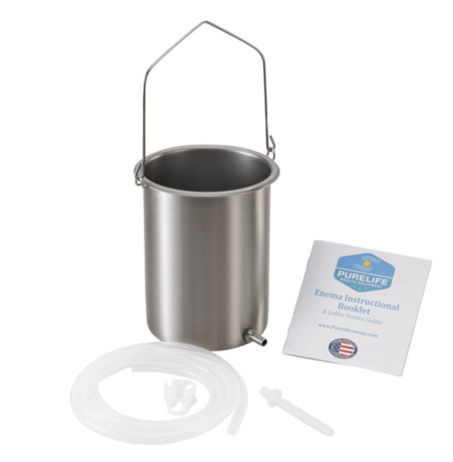 stainless steel enema bucket